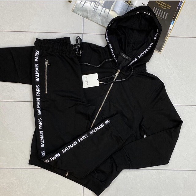 balmain tracksuit set